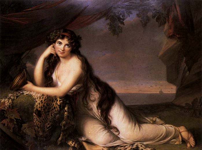 Lady Hamilton as a Bacchante